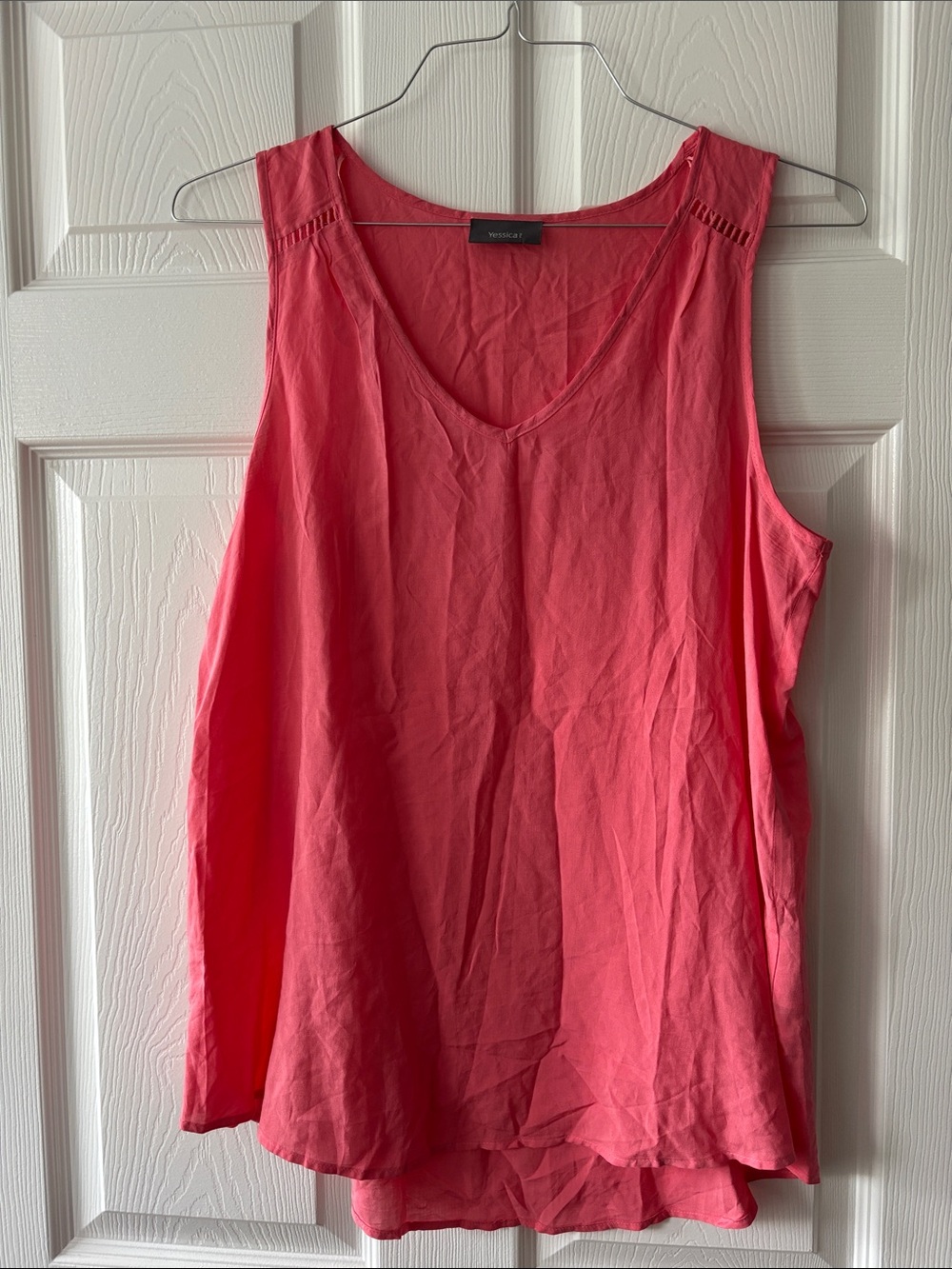 Coral Long Dressy Tank